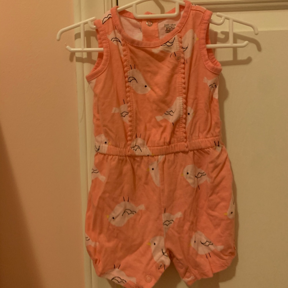 Carters sleeveless one piece romper